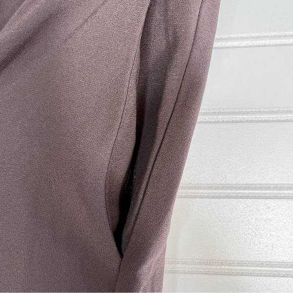 Babaton Jogger Pants Cropped Dexter Sz 12 Brown  Tapered Leg High Waisted - Picture 10 of 12